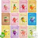 KONEUK 33 Pack Fruit Theme Face Mask for Kids, Easter Basket Stuffers, Sheet Hydrating Face Masks Skincare for Teens Women, Skin Care for Kids, Spa Party Supplies and Bulk Birthday Gifts for Girls