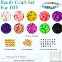 ORNUNIQ Electric Clay Bead Spinner for Jewelry Making, Bead Bowl with Needle and Thread, Ideal for Crafting Bracelets or Necklaces, Clay Bead Tool