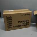 HomeBuddy Pantry Door Organizer - 6 Basket Over The Door Organizer, Sturdy Back of Door Storage Organizer with 3 Sets of Padded Hooks - Door Shelf for Kitchen, Bathroom, Wardrobe