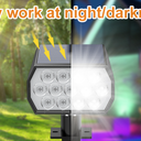 WELALO Solar Color Changing Spot Lights Outdoor, Waterproof Solar Halloween Lights, 7 Modes Multicolor RGB Landscape Spotlights for Garden Yard Driveway Lawn Patio Pathway Christmas Decorations 5 Pack