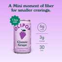 OLIPOP MINIs 6g Fiber Prebiotic Soda, Classic Grape, 7.5 fl oz, 6 Pack (EXP 04/08/29)