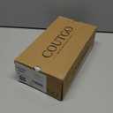 Coutgo Women's Mary Jane Chunky Low Heels Slingback Pumps Closed Square Toe Wedding Dress Shoes (7, Navy)