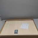 Puzzle Board with Drawers Rotatable 360-Degree Wheels and Cover 34" x 26" 1500 Piece Wooden Jigsaw Puzzle Table Storage Organizer Portable Lightweight Design