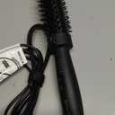 Thermal Brush 1.5 Inch, Heated Round Brush for Blowout Look, Negative Ion, 5 Temp Settings, Tourmaline Ceramic, Dual Voltage for Travel, Easy to Use, Less Damage, Makes Hair Shinier & Smoother (Black)