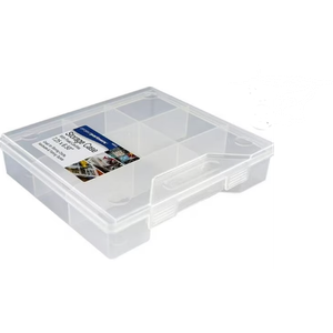 Project Partners 70503 7.25 x 6.5 in. Clear Plastic 9-Compartment Storage Box