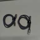 USB to USB C Cable 3A Fast Charging [2 Pack, 6FT], USB A to USB C Charger Cord, Upgraded Extra Durable Braided USBC Cable Compatible with iPhone 17 16 15 Pro Max,Samsung Galaxy S10 S9, LG and More (Grey)