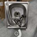 Stainless Steel Single Bowl Square Kitchen Laundry Washing Sink Plumbing Waste