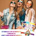 AICase for Korea-Pop Merch Toys Gifts Doll Costume Bracelets 6 Pcs Stackable Stretch Friendship Beaded Bracelets Outfit Cosplay Merchandise Jewelry Gifts for Fans Women Christmas Stocking_2