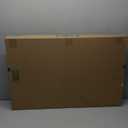 LONBET Laundry Basket with Lid, Made from Breathable Fabric | Aesthetic Clothes Hampers for Laundry with Side Handles & Sturdy Bamboo Frame (40 Gallons - Double, Gray)