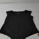 Women's Cute Square Neck Sleeveless Tank Tops Bodysuit Workout Top L