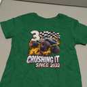 Birthday Monster Truck 4T  Boys 3rd Party Born 2022 T-Shirt