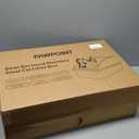 Large Stainless Steel Cat Litter Box, Enclosed Litter Box for Multiple Cats, Spacious and Easy to Maintain, Sturdy Metal Construction with Upper Cover, Litter Pad, Shovel and Footboard (Silver Gray)