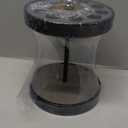 Rotating Hair Scissors Holder, Wooden Barber Scissors Storage Holder Salon Shears Holder Hair Stylist Scissors Container Hairdressing Tools Organizer Black