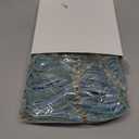 Janinka 12 Pcs Light Blue Christmas Velvet Bows 6 Inch Rustic Wreath Gift Bows Vintage Xmas Velvet Ribbon Bow Ornaments for Xmas Farmhouse Tree Garland DIY Craft Wrapping Decorative