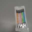 5 Pcs Nail Art Sculpture Pen, Dual Tipped Silicone Nail Tools Rhinestone Nail Art Pens Silicone Nail Brush for Design Shaping Drawing Dotting Sculpting Tool