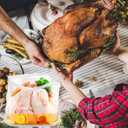 2 Pack 22"26" Turkey Brine Bags Extra Large brine bags for Turkey Holds up 40lb, Thickened Turkey Brining Bags with 2 removable zipper assist clips and Cotton Strings, turkey marinade bag