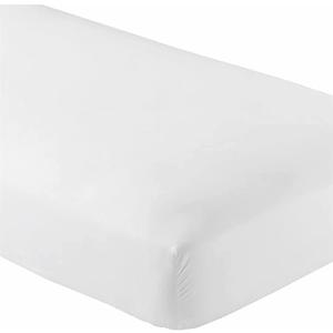 Microfiber 2 Twin XL Fitted Bottom Bed Sheets (2-Pack) 1800 Ultra Soft and Comfy - 15" Deep Pocket, 39" x 80" Great for Dorm Room, Hospital & Split King Dual Adjustable Beds (White, Twin XL)