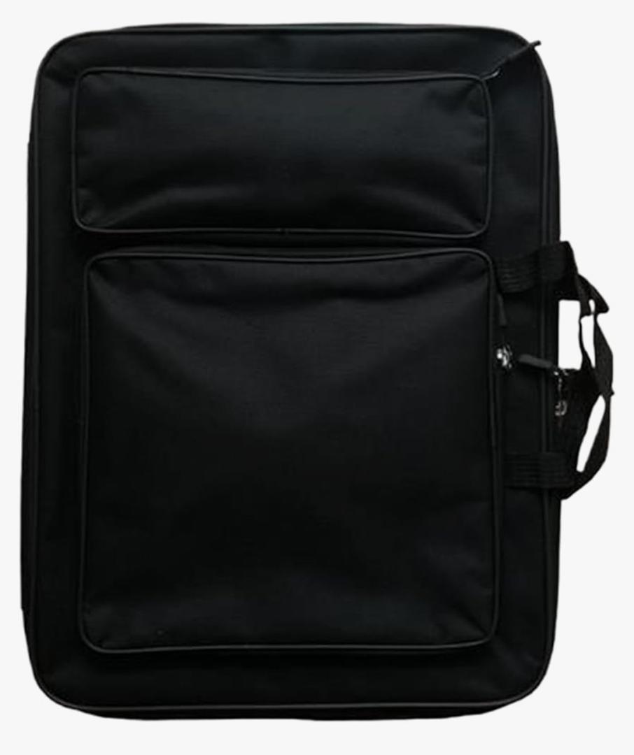 Art Portfolio Carry Case Bag, A3 Canvas Shoulder Bag Portable Waterproof 8K Drawing Pad Backpack Art Carry Tote Bag for Sketching Painting (Black)
