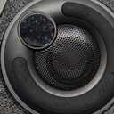 Bluetooth Speaker, Shower Speaker Stereo Sound, IPX7 Waterproof Speakers, Digital Display Portable Speaker with Suction Cup, LED Light, Small Wireless Speakers for Outdoor Party Beach Bathroom, Black