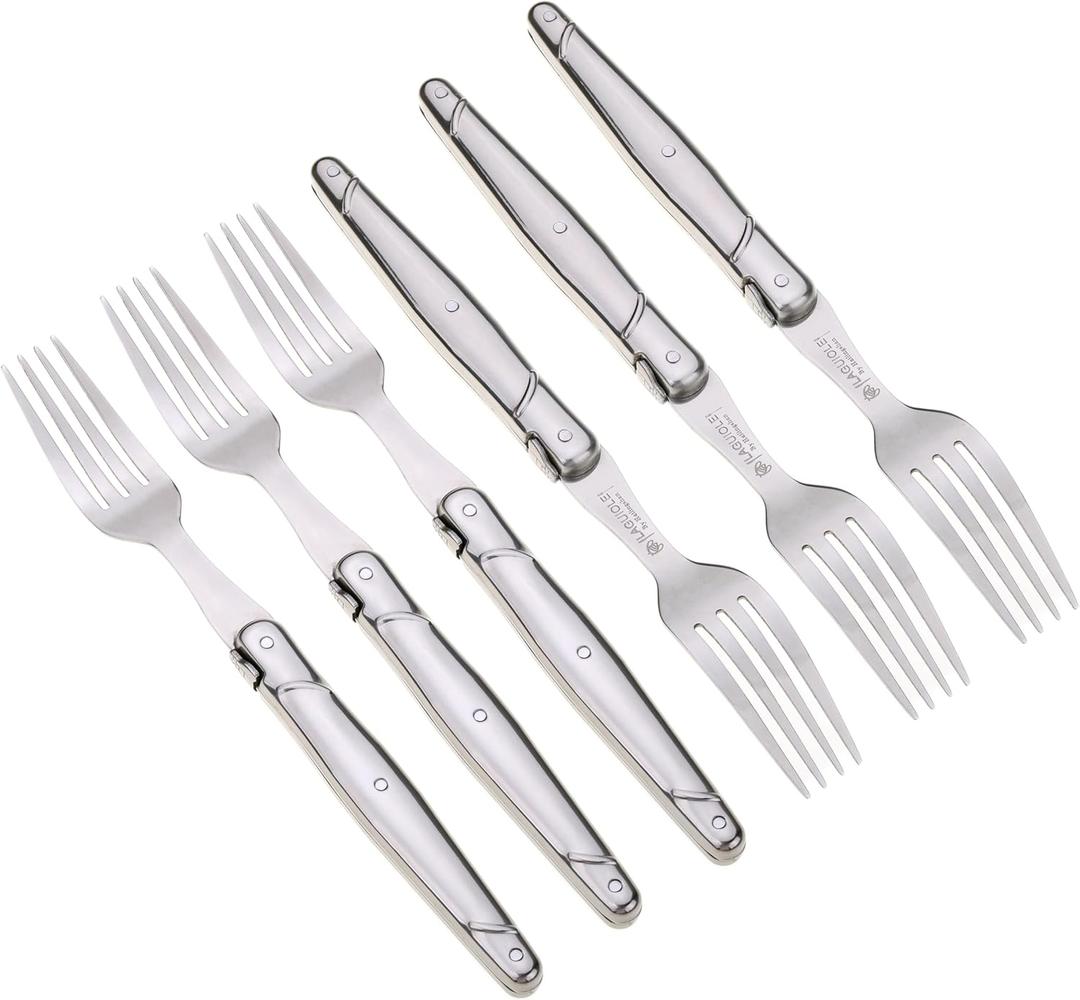 Forks Set of 6 Light Premium Dishwasher Safe Stainless Steel Flatware Silverware with Gift Box