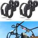 StarknightMT UTV Holder 2 Sets - Roll Bar Tool Racks Fits 1", 1.5",1.75", and 2" Roll Bar, Compatible with Polaris RZR Ranger Can-Am Kawasaki Snowmobile Golf Cart
