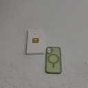 Miracase Magnetic for Phone 17 Case (Compatible with MagSafe) with Screen Protector Military-Grade Protection, Anti-Fingerprint Translucent Matte Phone Cover for Phone 17 6.3 inch, Matcha Green