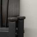 ODK 40 Inches Computer Desk for Home Office, Office Table for Small Spaces, Writing Desk with Headphone Hooks, Black