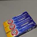 ARM & HAMMER Advance White Toothpaste, Teeth Whitening Baking Soda Toothpaste with Stain Defense Technology and Fluoride, Clean Mint Flavor, 6.0 Oz (4 Pack)