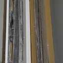 Kitstorack 2-Pack Narrow Console Table with Adjustable Height (25"-33") & 2 Power Outlets, Skinny Behind Couch Table, 79" Long x 5.9" Wide Sofa Side Table for Living Room, Rustic Brown