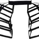 Pannier Petticoat Women Victorian Bustle Cages Hoop Skirt Cage Skirt for Women (One Size)