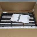 QuliMetal 7637 17.5 Inch Cast Iron Griddle Grates Replacement Part for Weber Spirit E210 E220 S210 S220 with Front Control, Upgraded Reversible Griddle Plate for Weber Spirit & Spirit II 200 Series