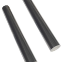 2pcs 1in Round Acetal Copolymer Rods - Standard Tolerance 12-Inch Length Opaque Black Acetal Copolymer Rods Meets ASTM D6778 Specifications Perfect for Non-Marring Fixtures (1" x 12", 2)
