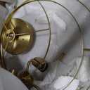 52'' Crystal Gold Ceiling Fan with Light and Remote