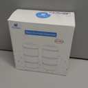 Termichy Stackable Formula Dispenser Portable Milk Powder Container, 2 Pack, Warm Grey