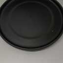 Willowy 15 Inch Black Ceramic Plant Saucer - Drip Trays for 12,13,14 Inch Planters - Plant Saucers for Indoors - Trays for Pots - Pot Saucers - Water Tray - Dishes Saucer