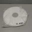 MY MIRONEY White PU Ceiling Medallion Decorative Ceiling Fan Medallion Home Lighting Ceiling Cover Plate, 13 1/5" OD x 3 3/7" ID