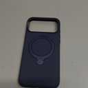 TORRAS Q3 Silicone for iPhone 17 Pro Max Case with Stand, Fit for MagSafe, Liquid Silicone Soft Cozy Grip, 360 Spin Stand, Camera Control, Protective Case for iPhone 17 Pro Max Silicone, Deep Blue