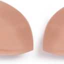 Double Sided Sticky Bra Push UP Reusable, for Large Breasts Adhesive Lifting Bras (Beige)