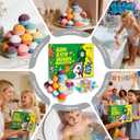Bath Bombs with Surprise Inside, 35 Pcs Kids Bath Bombs Gift Set with Glow-in-The-Dark Animal Toys, Child-Safe Natural Bubble Fizzy, Perfect Easter Basket Stuffers & Birthday Gifts for Girls & Boys