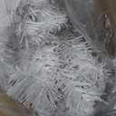 CCINEE 6ft White Artificial Christmas Tree, 700 Branch Tips Hinged Spruce with Metal Stands, Easy Assembly, for Xmas Holidy Home Party Decoration