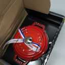Staub Cast Iron Mini Round Cocotte, Dutch Oven, 0.25-quart, serves 1, Made in France, Cherry