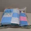 Multicolored Checkered Rug 2x3 Small Modern Aesthetics Washable Non-Slip Checkerboard Rug Indoor Entrance Carpet for Entrance Bedroom Kitchen Bathroom