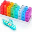 Monthly Pill Organizer, 31 Day Pill Dispenser 3 Times a Day with Small Pill Box, 4 Week Pill Container for Vitamins, Fish Oil, Supplement and Medicine- BPA Free, Easy to Use