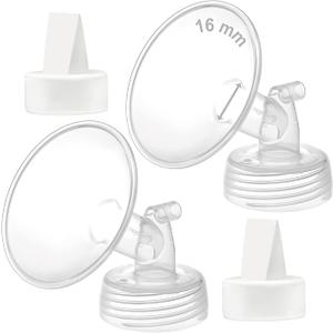 Maymom 16mm Flange and Duckbill Valve Compatible with Spectra S1 Spectra S2 Spectra 9 Plus Not Original Spectra Pump Parts Replace Spectra S2 Pump Parts Spectra Flange Spectra Duckbill Valve