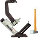 Metabo HPT 2-in-1 Flooring Nailer & Stapler, Accepts 16-Gauge L-Shaped Cleat Nails &15.5-Gauge 1/2-Inch Crown Flooring Staples, Mallet Actuated Pneumatic Operation, N5010AC