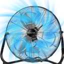 BEESTAR 20 Inch Floor Fan,High Velocity Fan with 3-Speeds&Adjustable Tilting Head,Heavy Duty Metal Industrial Fan for Shop, Garage,Commercial, Residential, and Greenhouse,Black (20 INCH)