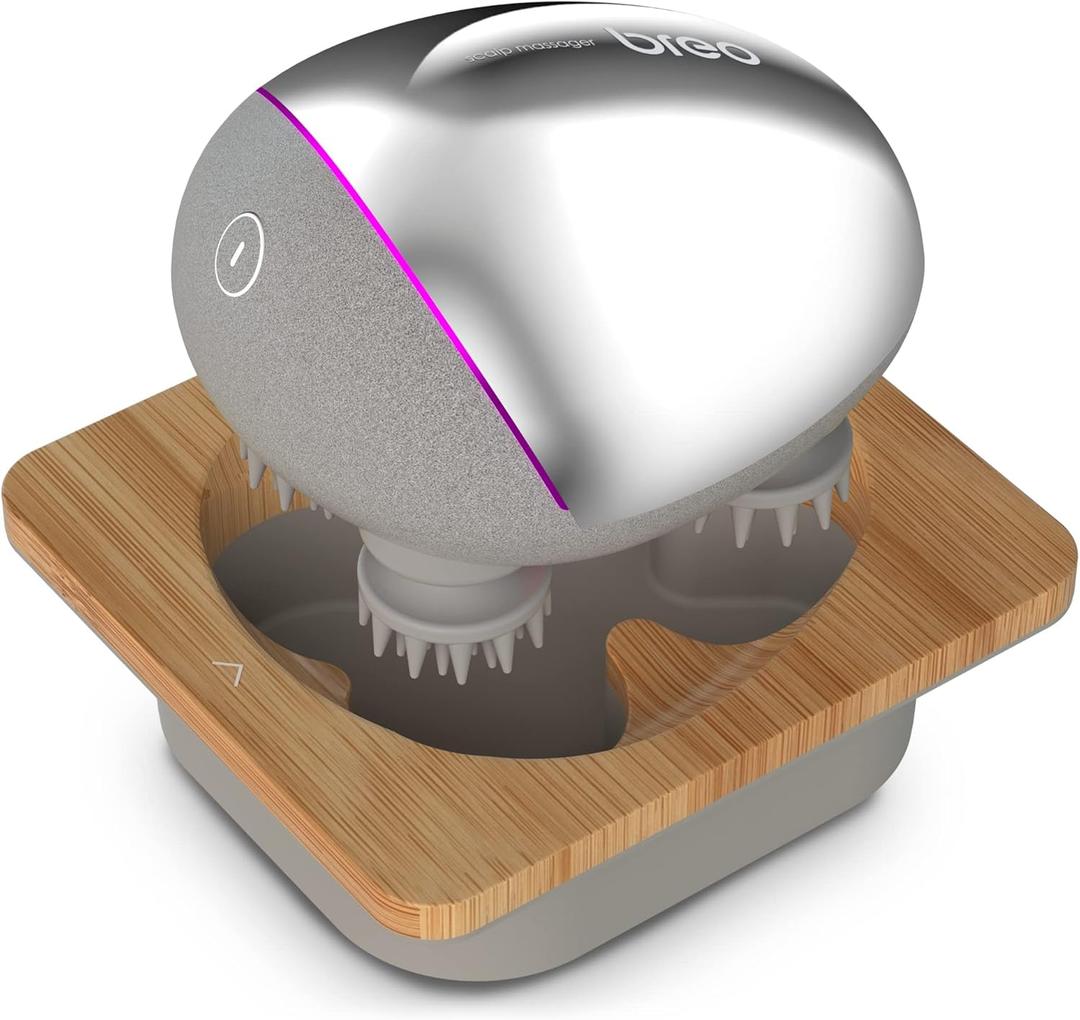 Breo iPalm520e Hand Massager with Heat & Compression, Electric Deep Palm Massager for Fingers & Wrist, Rechargeable Portable for Arthritis & Carpal Tunnel Pain Relief, Gift for Women & Men