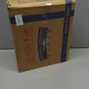 Haddockway Large 3 Tier Bamboo Shoe Rack Storage Organizer, Multifunctional Free Standing Stackable Shoe Shelf with Grid Panel for Closet,Hallway,Entryway,Small Space 27"x12"x21" (Black)