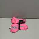 MCTi Kids Gloves Waterproof Winter Warm Snow Ski Gloves Long Cuff Fleece Lined with Reflective Strap (XX-Small(Fits 5-7 years), Pink)