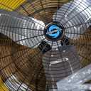 Tornado 24" Metal Drum Fan - High Velocity, 7700 CFM, 3-Speed, Heavy Duty for Industrial & Commercial Use, 1/3 HP Motor, 8 FT Cord, ETL Listed